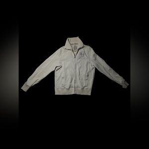 Vintage Abercrombie And Fitch Sweater Sz XL Full Zipup Embroidered